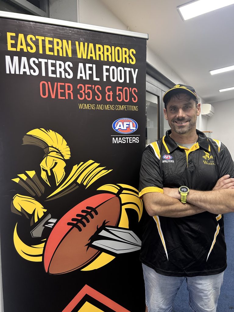 Gerard de Filippis, President, Eastern Warriors AFL Masters Football Club