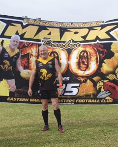 Mark Barber, Eastern Warriors, celebrates 100 games