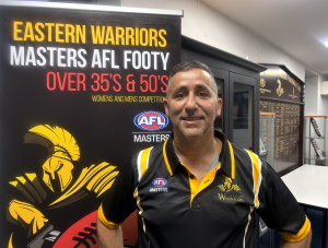 Theo Zaharopolous, Eastern Warriors Over 50s coach